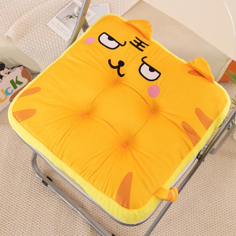 Cartoon Plush Chair Pad for Kids - Height Boost & Comfort