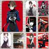 Makoto Niijima Decor Poster Vintage Tin Sign Metal Sign Decorative Plaque for Pub Bar Man Cave Club Wall Decoration