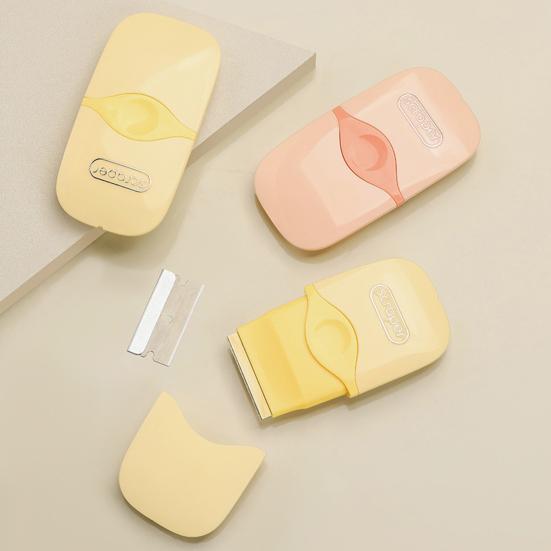 Multi-Functional Cleaning Scraper Retractable Blade Scraper Efficient Dirt Remover Kitchen Gadget for Adhesive Grease Removal