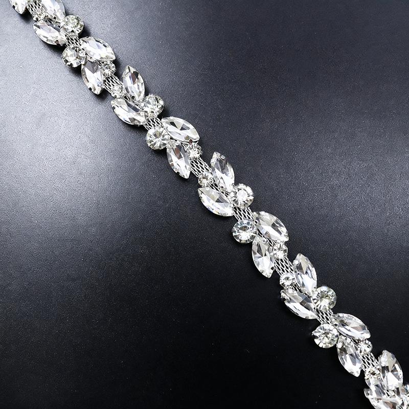 Marquise Rhinestone Claw Chain for Clothing, Shoes, Hats, and Jewelry Accessories.