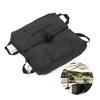 2PCS 600D Oxford Cloth Black Outdoor Canopy Detachable Bearing Fixed Sandbag Awning Sun Umbrella