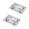 2 Pcs Recessed Hatch Pull Handle 316 Stainless Steel Flush Mount Ring Pull Handle for Boats Yachts