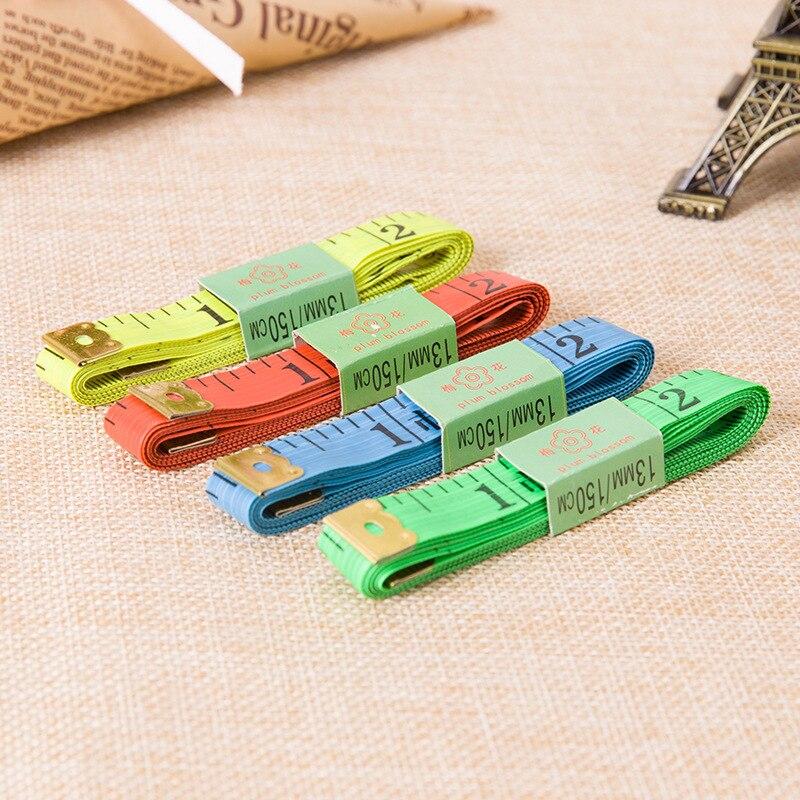 3 stk/parti Kroppsomkrets Målebånd Myk Linjal Søm Skredder Bånd Tilbehør Måleverktøy 60 tommer 1,5 m