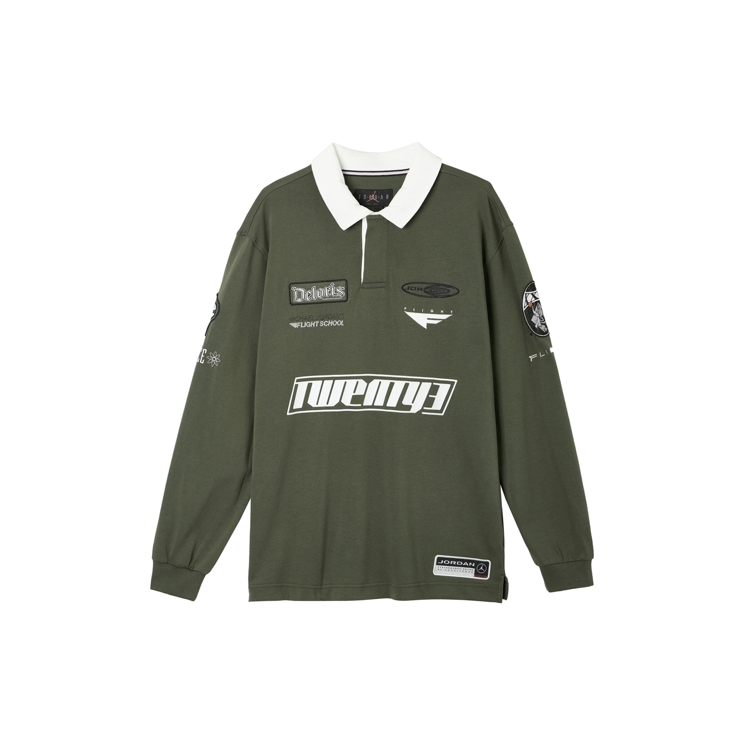 JORDAN Essentials Men s Long Sleeve Rugby Top HF9324-325 XL