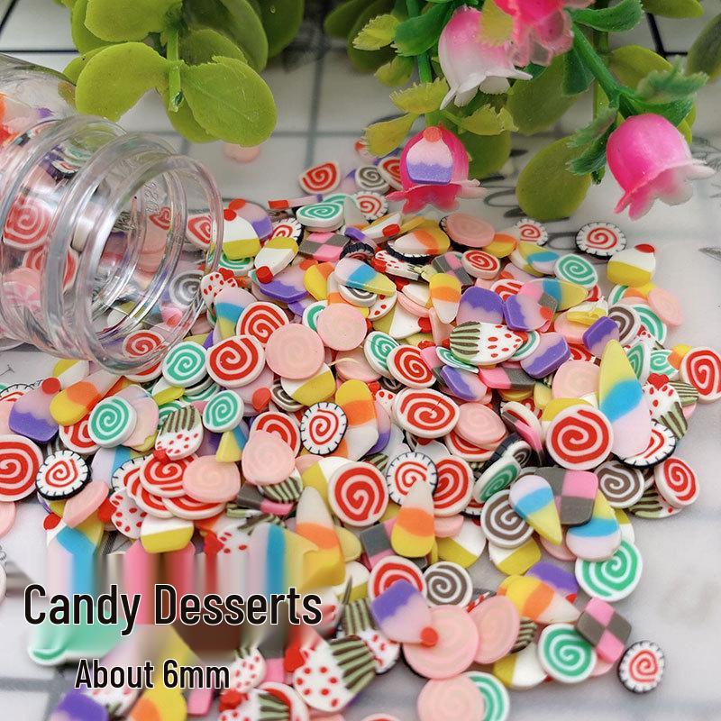 

Handmade Resin Glitter Materials: Polymer Clay Fruit, Cartoon Animal Shapes, Stars, Hearts, Butterflies
