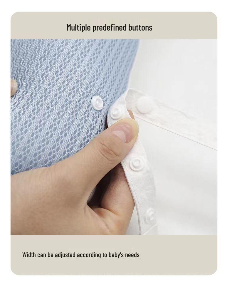 Breathable Baby Comfort Pillow: Adjustable Anti-Startle Side Pillow for Head Shaping and Support