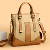 Fashion Women's Bag Color Matching Shoulder Messenger Bag Tote Bag