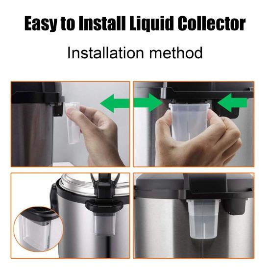 2-teiliger Ersatz-Kondensationsauffangbecher, BPA-freie Wasseraufbewahrungsbox für Instant Pot ULTRA 5 6 8 Quart