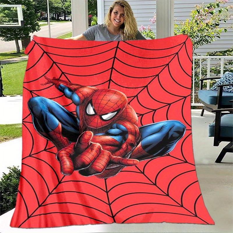 1pc Spider-Man Printing Blanket - Soft, All-Season Throw for Living Room, Bedroom,Personalized Gift with Adorable Cartoon Design