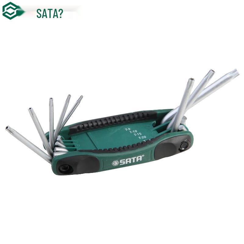 SATA 8-Piece Foldable Security Torx Wrench Set 8-piece set