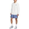 Nike High-Waist Drawstring Shorts With Solid Color Logo Men Bottoms Navy-Blue DM6829-491