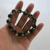 Obsidian Cross Bracelet Chinese Black Eight Billiard Bracelet Opal Beaded Student Party Bracelet