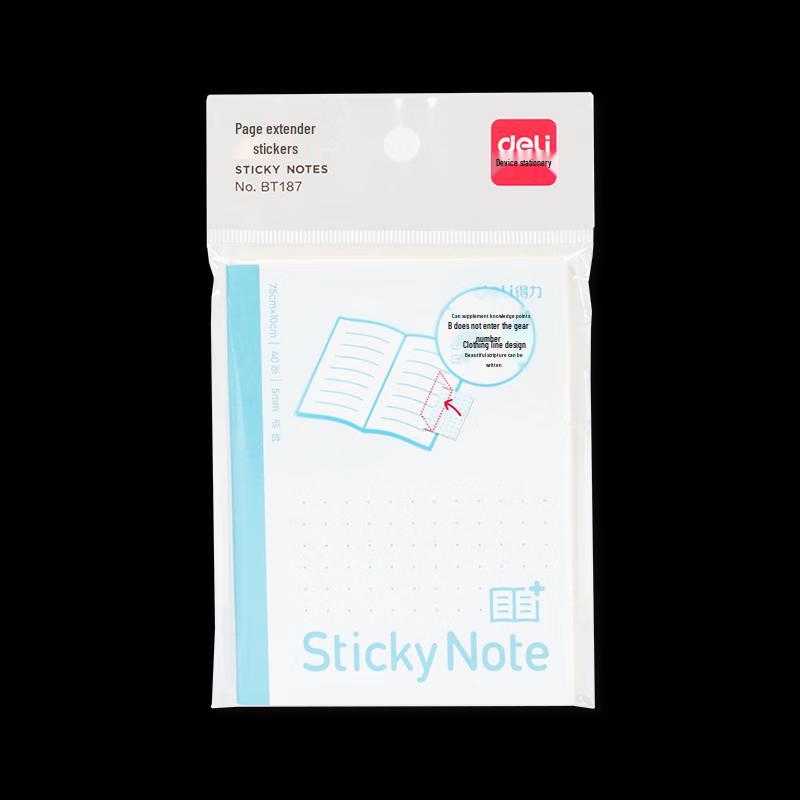 Deli BT187 Dot Matrix Sticky Notes