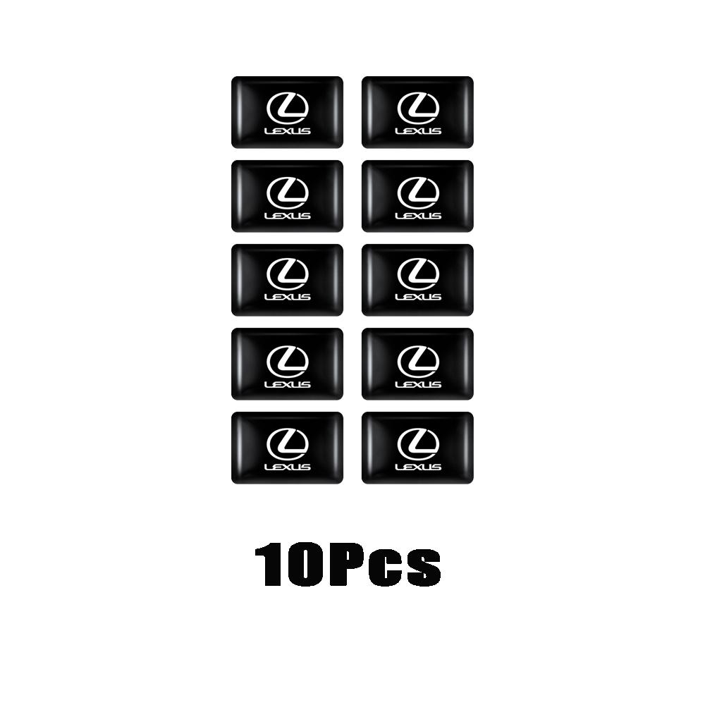 

10/20/50Pcs Car 3D Epoxy Steering Wheel Dashboard Decor Badge Interior Sticker For Lexus LS LC IS350 ES300h ES300 IS250 GS350 RX