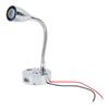 RV Reading Light LED Chrome Indoor Bedside Lamp Boat Yacht USB 3 Adjustable Light Color Touch Lamp D