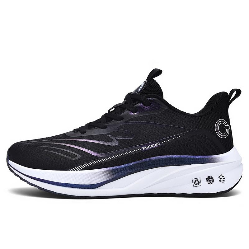 Fashionable men's sports running shoes, with comfortable breathable mesh material, supportive design, and durable rubber outsole