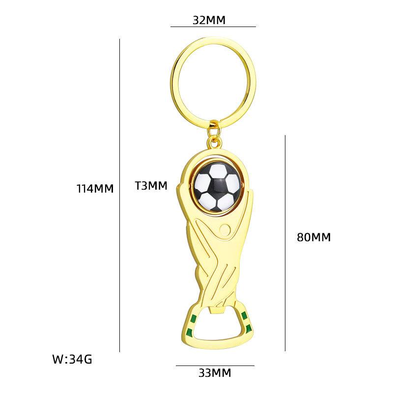 

2026 World Cup Bottle Opener Keychain, Soccer Themed Opener with Key Ring, Collector s Edition Football Fan Souvenir Gift