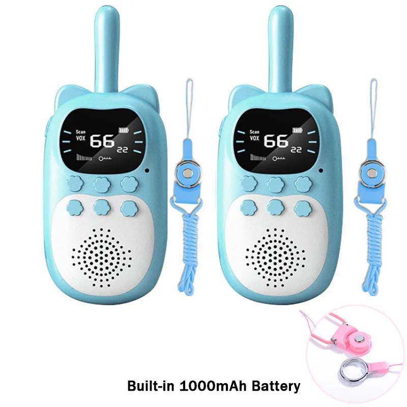 

Children Spy Gadgets Baby Radio Phone 3km Range Christmas Birthday Gift For Boys Girls Kids Walkie Talkie 2PCS Electronic Toys