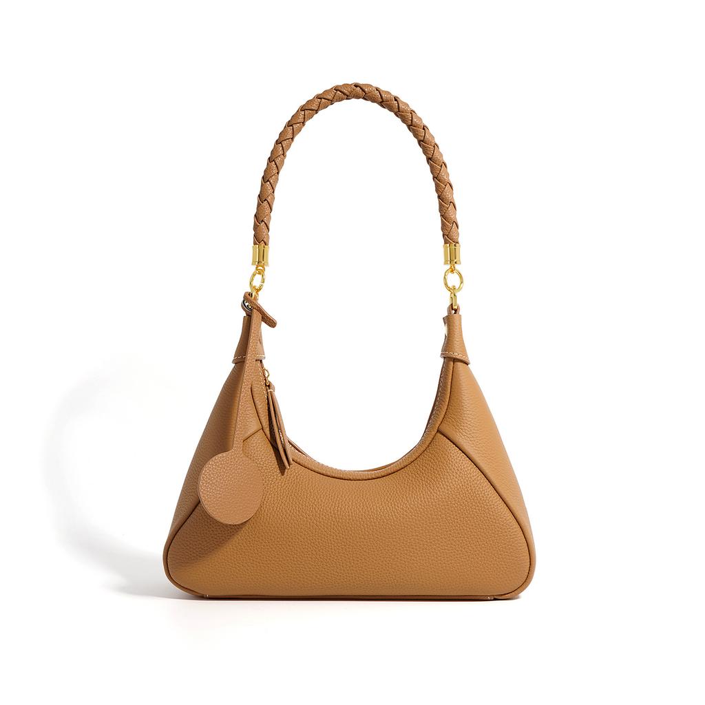 Half Moon Underarm Bag Women's Leather Bag High-quality Niche Commuter Single-Shoulder Crossbody Bag