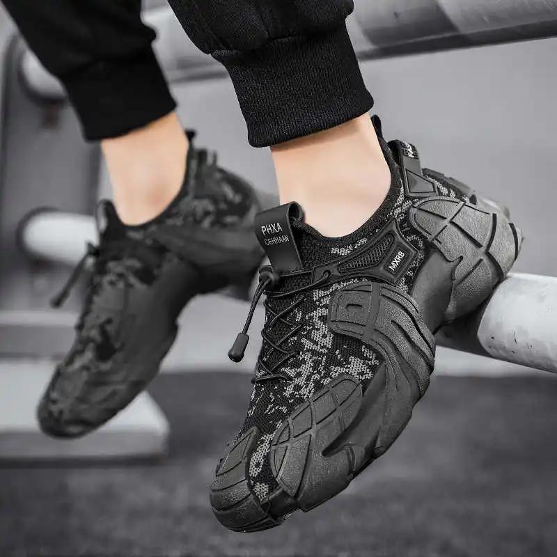 Rubber Sole Lace Up Flat Sports Shoes Plus Size Men Branded Sneakers Husband Clearance Dropshiping Krasovka High Brand Cute