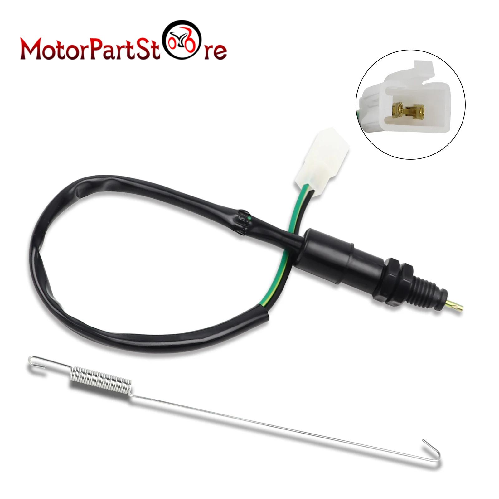 Universal Rear Brake Light Switch Brake Stop Light Switch for Honda Kawasaki Suzuki Yamaha Harley Motorcycle Bike ATV Scooter Male plug
