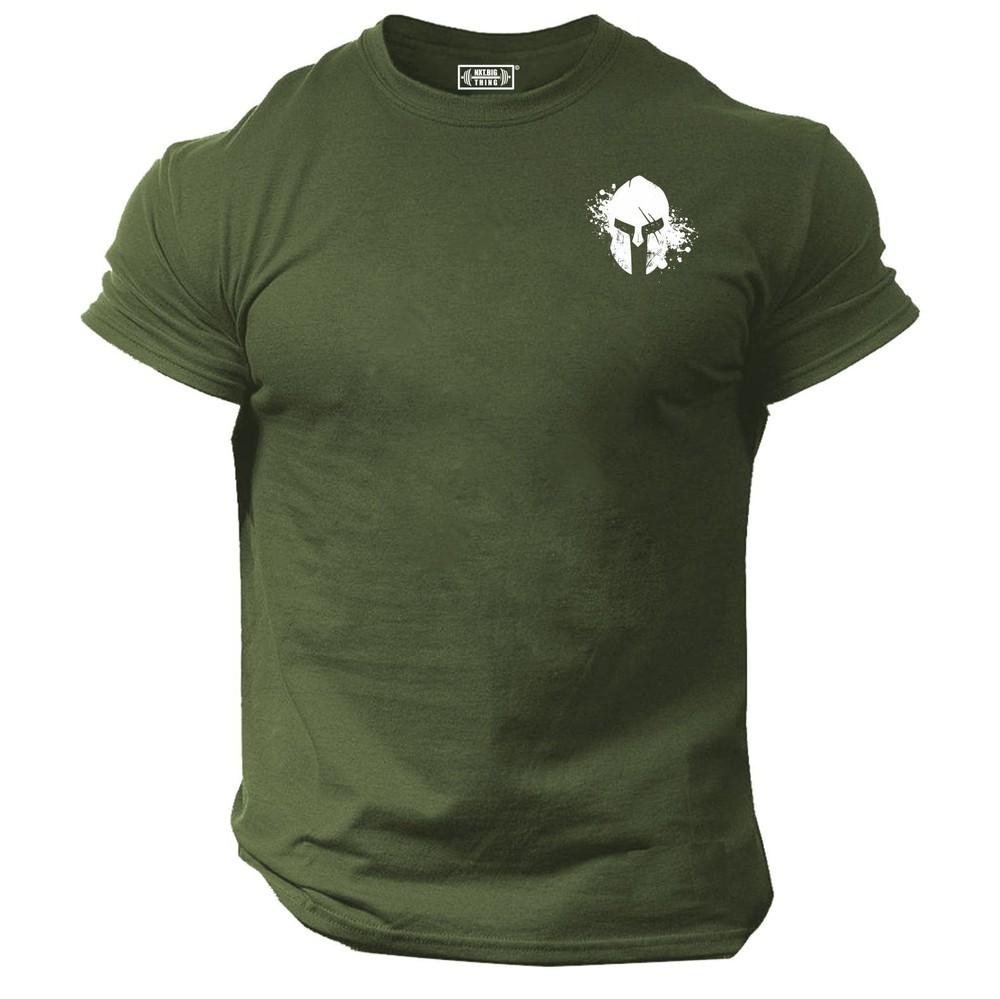 Blood Spartan Helmet T Shirt Small Gym Clothing Bodybuilding Training Boxing Top