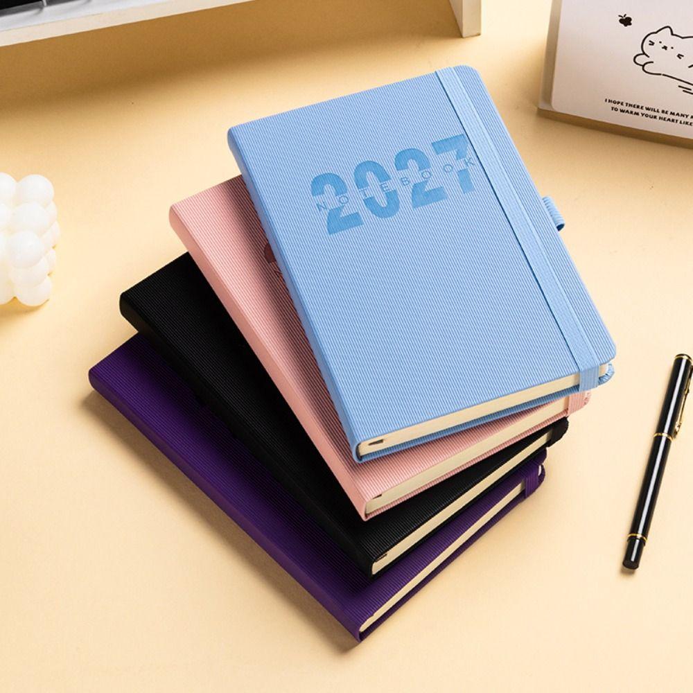 365 Days 2027 Planner A5 Agenda Book Portable English Planner  Students