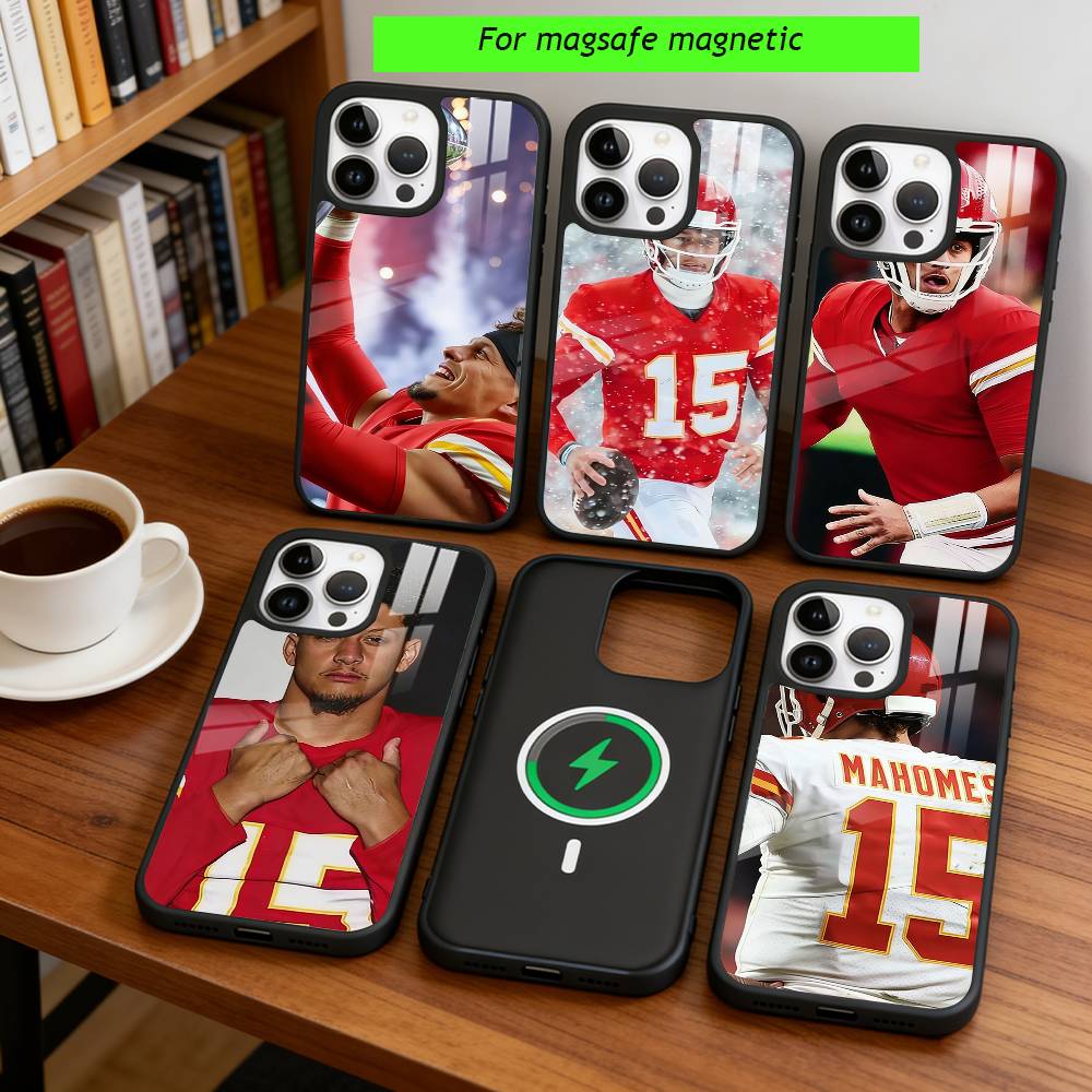 Patrick Mahomes Phone Case For iPhone17,16,15,14,13,12,11 Plus,Pro Magnetic For Magsafe Wireless Charging