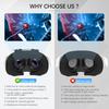 HiBloks Face Cover Pad with Cooling Fan for Meta Quest 3 Accessories, 2Pcs Face Cushion Cover Compatible with Oculus Quest 3 Fan Cooler, Replacement