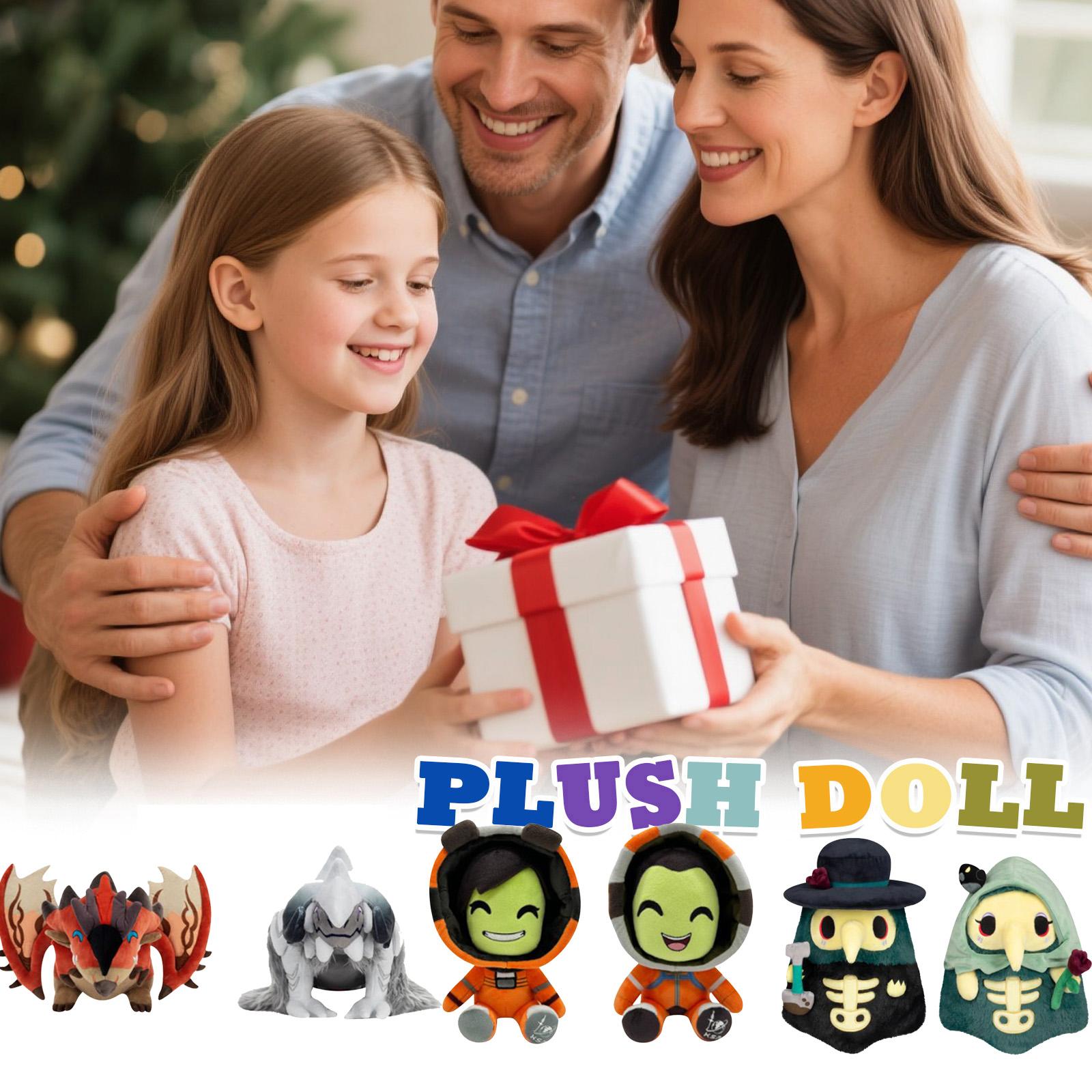 

Плюшевая кукла, Игрушка в подарок, Мультфильм, Детская тряпичная кукла, Детская подарочная подушка One Size