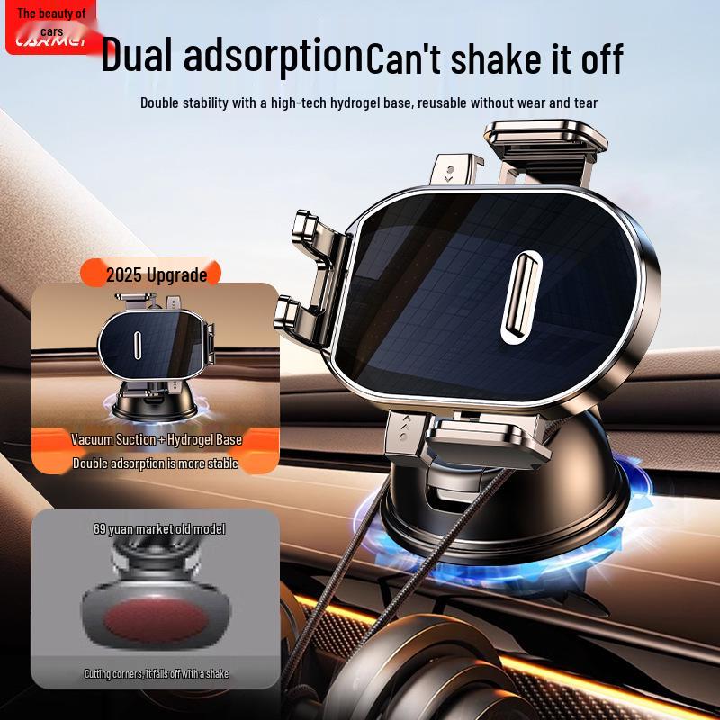 Universal Car Phone Holder 2026 with New Suction Cup for Dashboard and Center Console