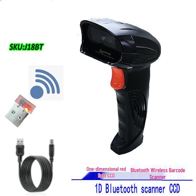 QR-Code & 1D Drahtloser Barcode-Scanner mit Bluetooth für Logistik & Apotheke