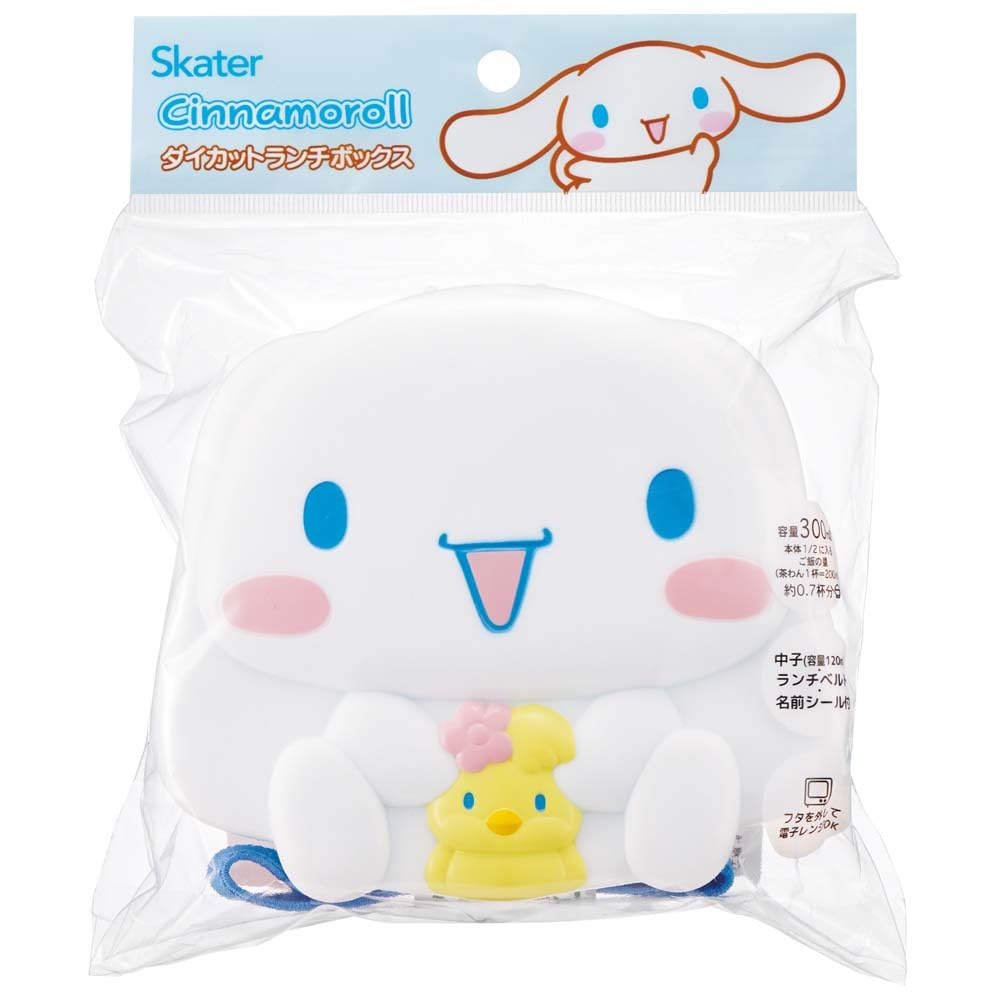 Skater Lunch Single Suitable for Nursery Die-Cut Box, 300ml, Tier, Children, Kindergarten, School, Sanrio, Cinnamoroll, LBD2-A