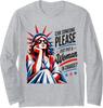Vintage Can Someone Please Put a Woman In Charge? Women Tees Long Sleeve T-Shirt