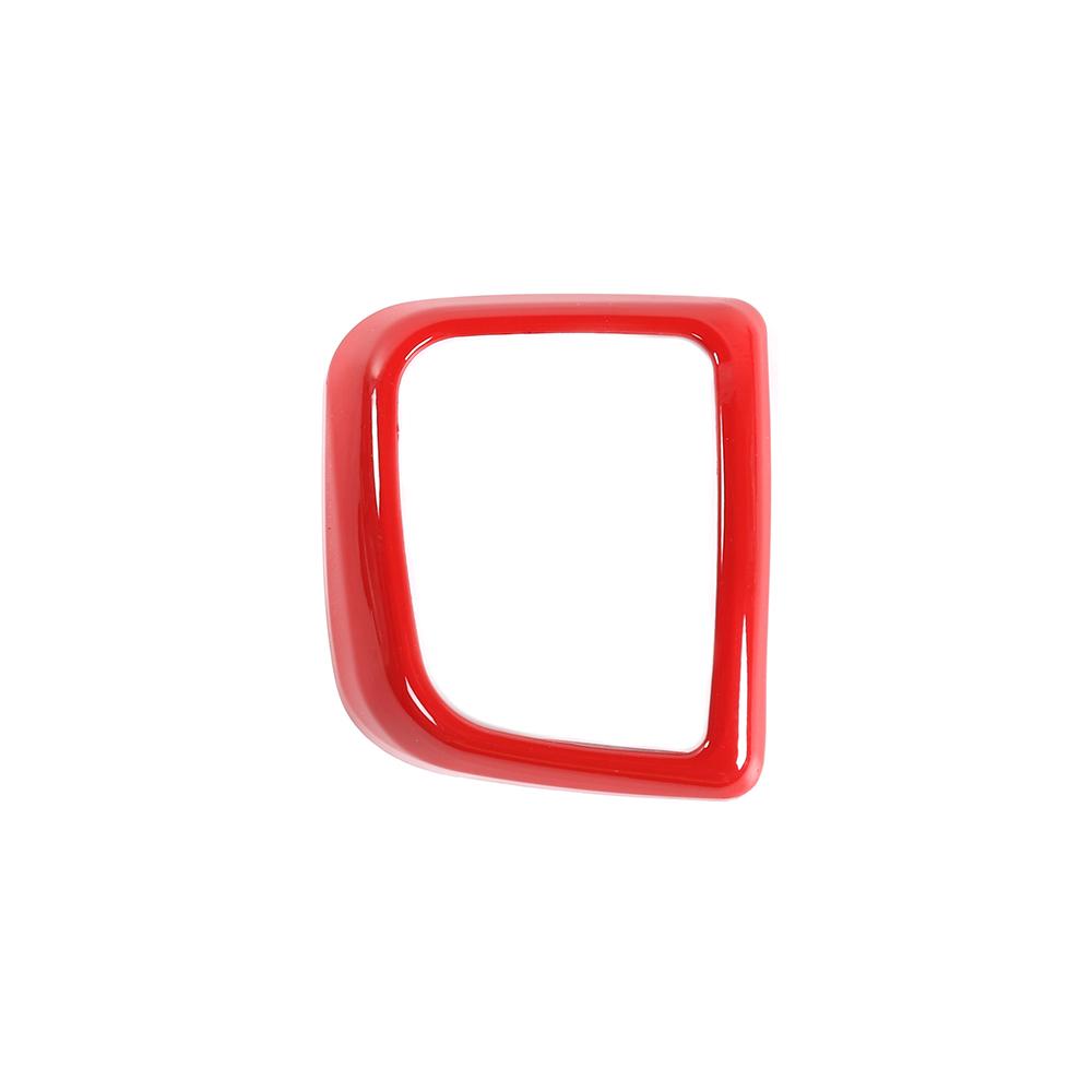 Cadre décoratif pour bouton de téléphone de voiture, accessoire d'intérieur pour Suzuki Jimny 2019 et plus, argent, rouge, fibre de carbone