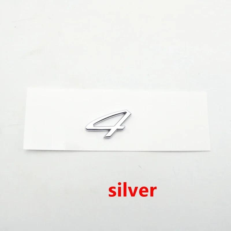 1Pc Car Rear S 4 GTS Letter Emblem Tail Door Trunk Sticker Styling Logo Badge For Panamera Macan Taycan 911 718