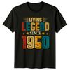Living Legend Since 1950 TShirt 1950 Retro Birthday 76th Birthday Gift
