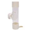 Bird Water Dispenser Easy to Refill Leakproof Automatic Parrot Water Feeder for Cockatiel Bird Cage 200ml