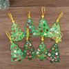 24PCS Complete Christmas Tree Craft Kit with Stickers & DIY Ornaments Kids Gift Favors 2026 New Year Party Home Decoration