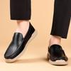 Fashion Fashion Cow Leather Driving Shoes for Men Spring Autumn Soft-soled Casual Men's Loafers Designer Light Slip-on Luxury Shoes Male