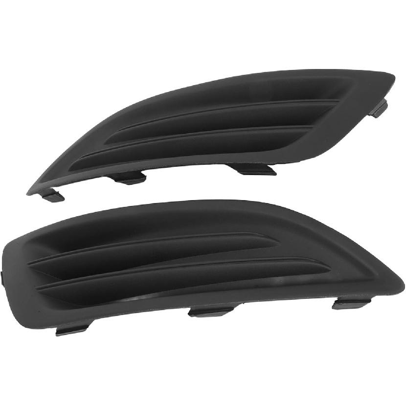 Aqxreight Front Bumper Fog Light Cover D2BZ15266AA for 2014 To 2019, Enhances Safety and Visibility, Black ABS Material