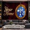 Die Addams Family Personalisierte Wandteppich-Unterstützung Benutzerdefinierter Name, Wandkunst Heimdekoration