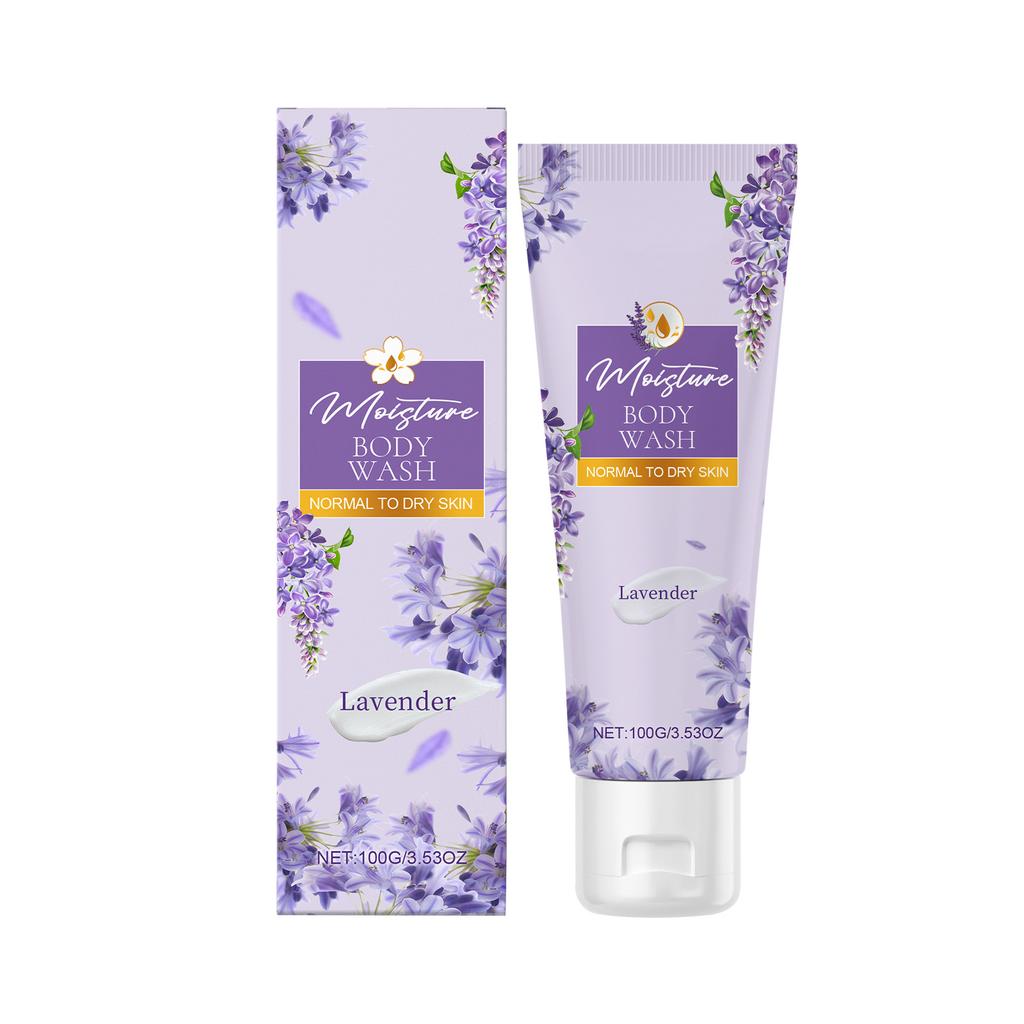 Levendula hidratáló tusfürdő A levendula szérum megtisztítja a bőrt hidratáló tusfürdő