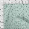 oneOone Cotton Flex Light Mint Green Fabric Texture & Triangle Geometric Craft Projects Decor Fabric Printed By The Yard 40 Inch