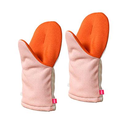 Oaks Raye Mittens, Heat-Resistant, Strong Grip, Set of 2, Pink and Gray, LS1563