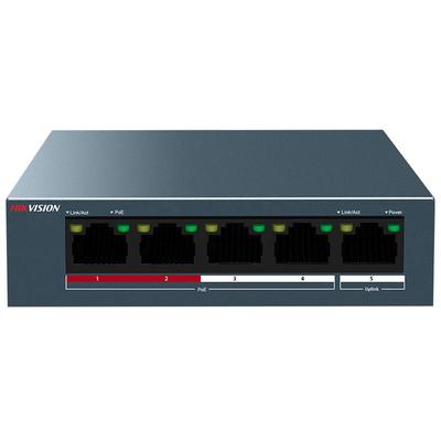 HIKVISION 5-portars 100 Mbps ohanterad PoE-switch