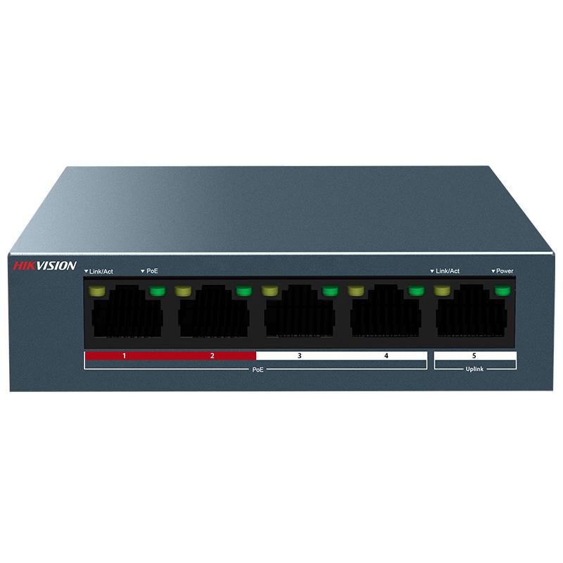HIKVISION 5-Port 100Mbps Unmanaged PoE Switch