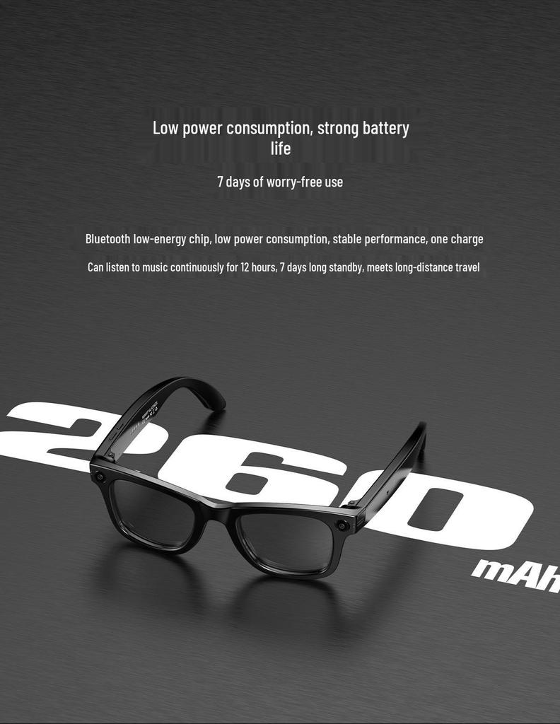 HD Smart Glasses with AI Camera: Capture Photos, Stabilized Video, Calls, Object Recognition, and Translation