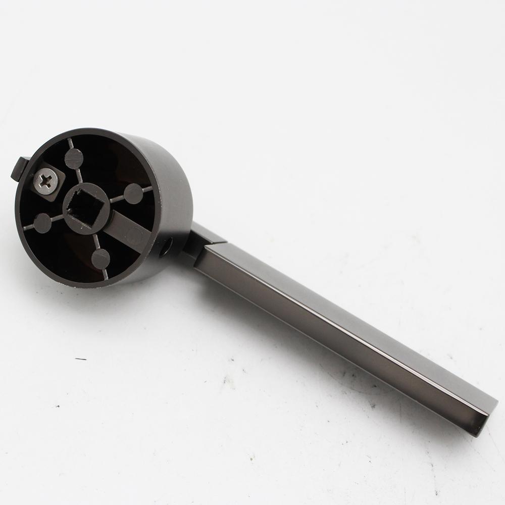 Latest Design Door Hardware Decorative Gun Metal Door Knob Handle Linear Shape Door Handle for Mechanical Split Lock