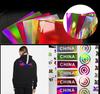 Silver PU Soft Metallic Fantasy Color Laser Heat Transfer Lettering Film